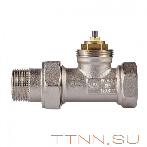 Набор термостатический Royal Thermo прямой М30х1,5 3/4" (никель) Набор термостатический Royal Thermo прямой М30х1,5 3/4" (никель)