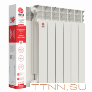 Алюминиевый радиатор НРЗ ЛЮКС 500/100 8 секций Алюминиевый радиатор НРЗ ЛЮКС 500/100 8 секций