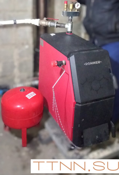 Твердотопливный котел Rommer 21 кВт Твердотопливный котел Rommer 21 кВт