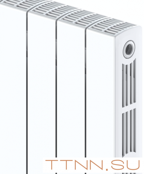 Биметаллический радиатор Rifar SUPReMO 350 х10 секц НП лев (VL) Биметаллический радиатор Rifar SUPReMO 350 х10 секц НП лев (VL)