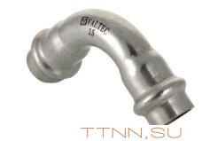 Угольник из нержавеющей стали 90 градусов Valtec 42х42 Угольник из нержавеющей стали 90 градусов Valtec 42х42