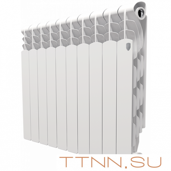 Алюминиевый радиатор отопления Royal Thermo Revolution 500 - 10 секций Алюминиевый радиатор отопления Royal Thermo Revolution 500 - 10 секций